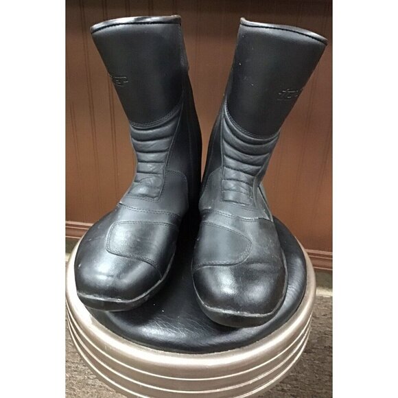 Tourmaster Hipora Motorcycle Boots Woman’s Black  SZ 43 Waterproof Boot
